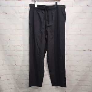 Cariloha Black Plaid Pajama Pants Mens Size Large NWT